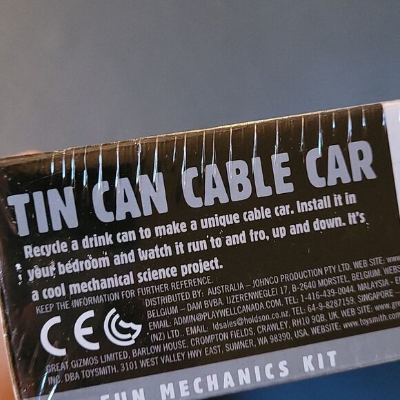 4M Tin Can Cable Car- NIP - Picture 4 of 4